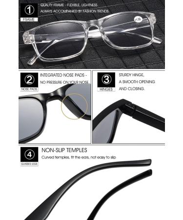 Vevesmundo Sun Reading Glasses - UV Protection Stylish Design 1.5x Magnification for Men & Women - Buy Online on GoSupps.com