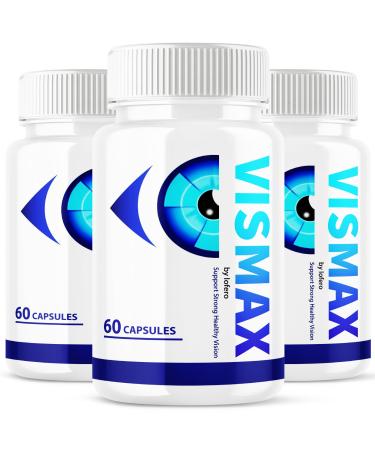 (3 Pack) Vismax Revive Capsules Vis Max Premium Eye Health & Vision Support Vitamin Supplement Pills Premium All-Natural Ingredients Advanced Formula for Healthy Eyesight Focus Visual Sight (180 ct)