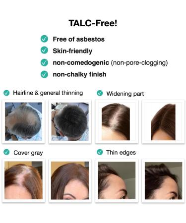 Caboki 10X Volumizing Hair Powder - Talc-Free Dark Gray | Root Touch Up for Thinning Hair | Cover Bald Spots for Men & Women - Buy Online on GoSupps.com