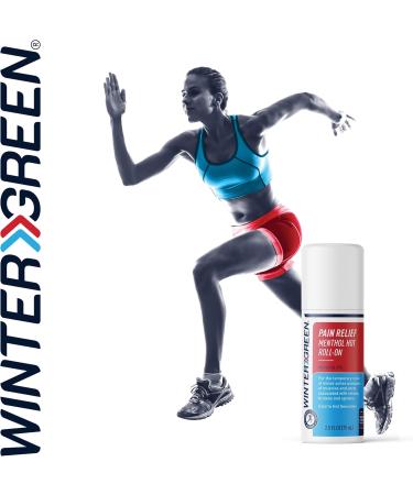 Wintergreen Menthol Hot Roll-on Gel for Muscle & Joint Relief | 2.5 Fl Oz - Strains Sprains & Bruises Relief - International Shipping - Buy Online on GoSupps.com