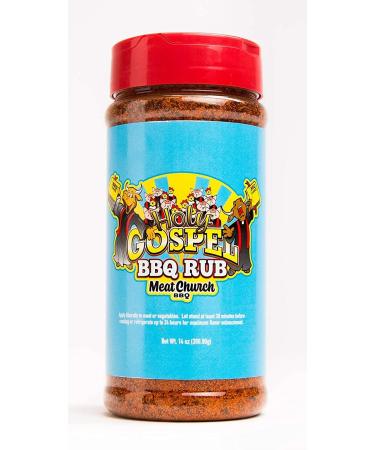 Meat Church BBQ Rub Combo: Holy Cow (12 oz) and Holy Gospel (14 oz) BBQ Rub and Seasoning for Meat and Vegetables  Gluten Free  One Bottle of Each - Buy Online on GoSupps.com