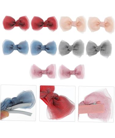 minkissy 5 Pairs Bow Hairpin Christmas Hair Clips Girls Bow Party Hairpins Bow Headdress Clips Headpiece for Women Tiara for Girls Bow Hair Barrette Bow Tie Cloth Child South Korea - Buy Online on GoSupps.com