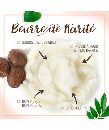 Shea Butter 200g - Organic - 100% virgin - 100% vegetable - without additives - Unrefined - Buy Online on GoSupps.com