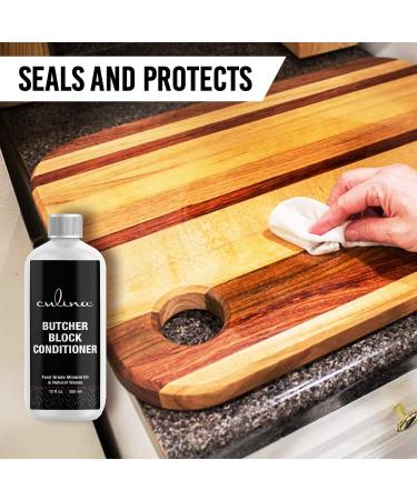 Culina Butcher Block Cutting Board Cream Conditioner - 12 Ounce | Premium Care for Wooden Boards | International Shipping Available - Buy Online on GoSupps.com