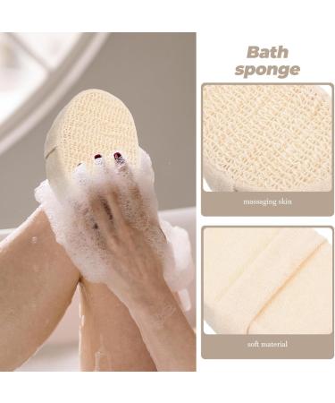 minkissy Cotton Linen Bath Towel Bath Scrubber Bathing Sponge Shower Brush Take a Bath Tub - Buy Online on GoSupps.com