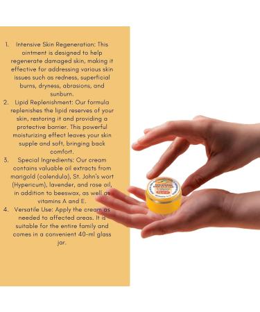 BODI BEAUTY Cream Ointment VI against redness and skin burns | Calendula St. John's wort oil lavender and rose oils beeswax vitamins A and E 40 ml - Buy Online on GoSupps.com
