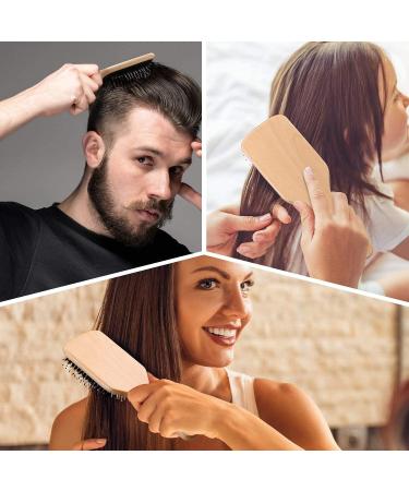 Sosoon Boar Bristle Paddle Hair Brush for Long Thick Hair - Reduce Breakage and Frizz - Includes Giftbox & Comb - Buy Online on GoSupps.com