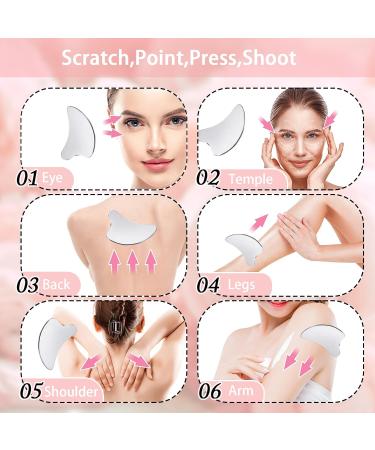 Buy Large Stainless Steel Gua Sha Facial Tool - Reduce Tension & Swelling with Dolphin-Shaped Schabemassage for Lymphatic Drainage - International Shipping Available - Buy Online on GoSupps.com