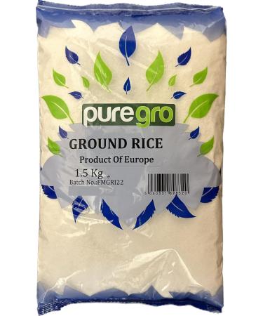 Puregro Ground Rice 1.5kg - Buy Online on GoSupps.com
