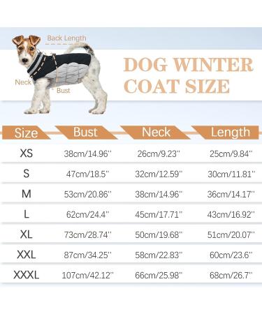 OUOBOB Dog Winter Jacket - Waterproof Reflective Coat for Small Medium Large Dogs - Warm Fleece Apparel with Zipper Closure - Cold Weather Pet Garment - Buy Online on GoSupps.com