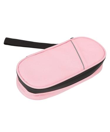Pink and Grey Optional Insulin Cooler Bag Zipper Design Cooling Storage for Office Outdoor Activities Diabetic Travel Case for Pills and Mini Tool(Pink)