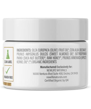 NewLife Naturals USDA Certified Organic Vulva Cream - Menopause Support & Intimate Feminine Care - 2 Oz | Made in USA - Buy Online on GoSupps.com
