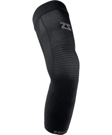 Zensah Full Leg Compression Sleeve for Men & Women - Medium Black - Ideal for Running, Basketball, Football - Thigh, Knee, Calf Support - Buy Online on GoSupps.com