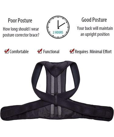 Posture Corrector for Men Women Teenagers Spine Back Support Brace Waist-Support Belts Provides Pain Relief for Neck Back and Shoulders (Size : XXL) (X) - Buy Online on GoSupps.com