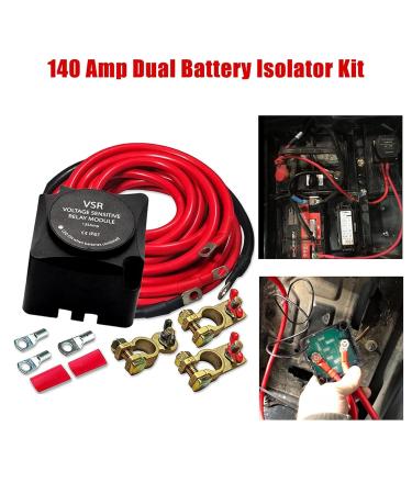 12V 140A Automatic Dual Battery Isolation Kit - Voltage Sensitive Relay & Wiring Kit for Trucks SUVs ATVs | Ultimate Performance - Buy Online on GoSupps.com