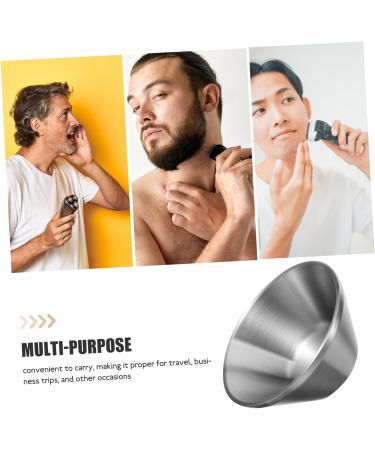 Magiclulu Stainless Steel Shaving Bowl | Reusable Razor Shell & Accessories for Men | Beard Care Tool - Buy Online on GoSupps.com