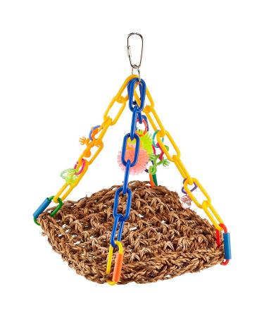 Super Bird Creations SB747 Mini Flying Trapeze Bird Toy, Small Bird Size, 6 x 7 x 9