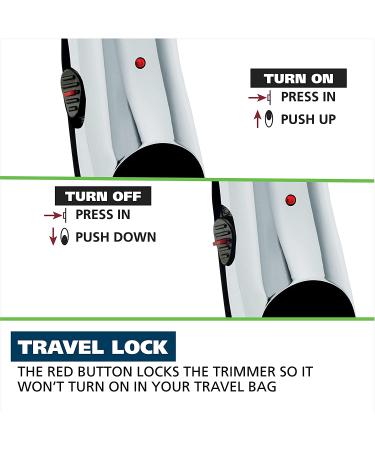 Wahl Clipper Travel Rechargeable Beard Trimmer - Model 9916-817V | Self-Sharpening Blades, 10 Lengths, Travel Lock - Buy Online on GoSupps.com