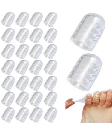 Buy 30Pcs Silicone Toe Protectors - Anti-Friction Transparent Toe Sleeves for Men & Women - Breathable Sweat-Proof Flexible Soft Toe Caps - Buy Online on GoSupps.com