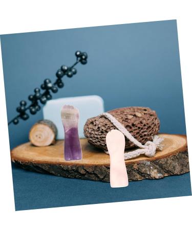 FOMIYES Fist Crystal Column Decor Set - Amethyst Aura Crystals for Home & Ear Pads - Unique Rose Crystal Tower & Mineral Wand Decorations - Buy Online on GoSupps.com