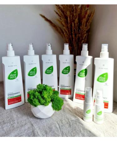LR Health&Beauty Aloe-Via Aloe Vera Instant Emergency Body Lightweight Spray Women Men 400 ml./13.5 fl.oz. - Buy Online on GoSupps.com