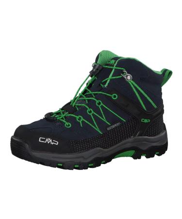 CMP Unisex Children's Rigel Mid Shoe Wp Trekking & Trekking Hiking Boots Blue B Blue Gecko 37 EU