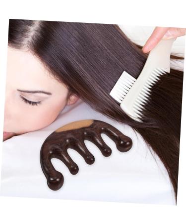 Buy Gogogmy Portable Massage Comb - Scalp Therapy Device Broad Tooth Wooden Comb (10.5x5 cm) - International Shipping Available - Buy Online on GoSupps.com