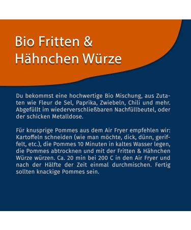 Jeske Sports Supplies Tasty Pott Organic fries and chicken herbs 30 grams herbs and cooking roasting and marinating fries splitting potatoes refining herbs 30 g 1er Pack - Buy Online on GoSupps.com