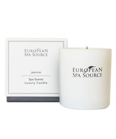 Jasmine Luxury Candle for Aromatherapy Soy Wax Candle Hand Poured at Home Spa Experience Promoting Relaxation 45 Hours of Burn Time
