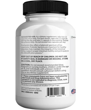 Prime Max Biome Probiotics 40 Billion CFU Extra Strength Skin & Gut Support with MAKTrek Bi-Pass Technology 4 Strains + Prebiotics Non-GMO Gluten-Free 60 Capsules (1) - Buy Online on GoSupps.com