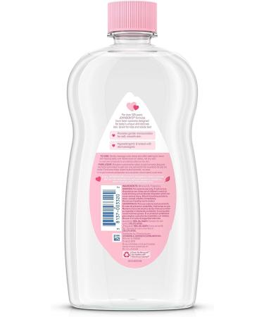 JOHNSON'S Baby Oil 20 oz - Gentle Baby Moisturizer for Soft Skin - Buy Online on GoSupps.com