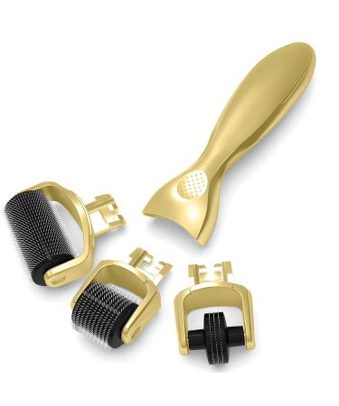 Retoo Dermaroller for Microneedling - Face & Body Anti-Aging & Hair Growth | 0.5 1 1.5mm Needles - Buy Online on GoSupps.com