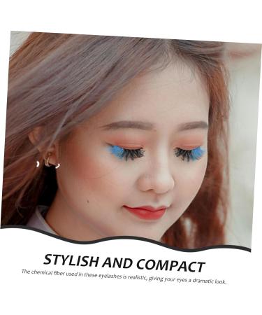 HONMEET 8 Pairs Colored False Eyelashes Fake Eyelash Fake Eye Lashes Simple False Eyelashes Easy False Eyelashes False Eye Lashes Fake Lashes Faux Eyelashes False Lash Imitation - Buy Online on GoSupps.com