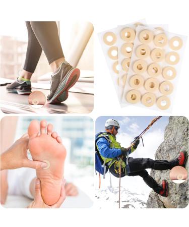 Beavorty 45Pcs Callus Cushions Self Adhesive Callus Cushions Round Foam Padding Oval Shaped Cushion Corn Pads Toe and Foot Protectors for Men Women 1.60X1.60X0.30CM - Buy Online on GoSupps.com