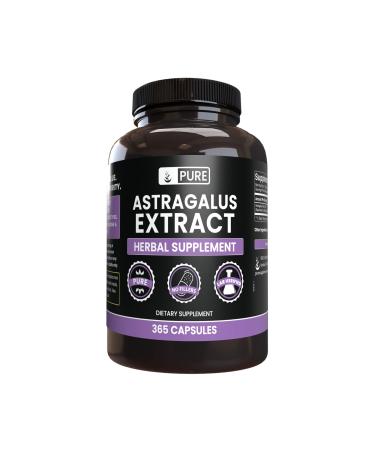 Pure Original Ingredients Astragalus (365 Capsules) No Magnesium Or Rice Fillers Always Pure Lab Verified 365 Count (Pack of 1)