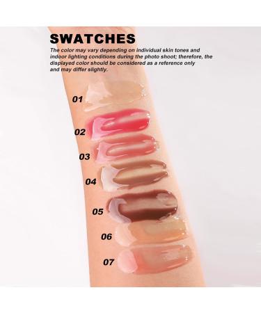 Mirror Lip Oil Set - 4PCS No-Sticky Gloss Lip Balm Nourishing Transparent Tinted Lip Care & Long Lasting Shine for Women - Buy Online on GoSupps.com
