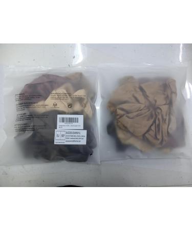 scicent Scrunchies 4 Pieces Plain Satin Hair Scrunchy for Girls Elastic Hair Bands Fashion Hair Ties Large Ponytail Holder Soft Hair Bobbles for Women - 4314 - Buy Online on GoSupps.com