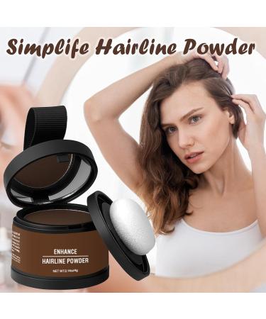 Hairline Powder Root Touchup Hair Color with Applicator | Long Lasting Hair Shading Tool Hair Concealer Gray Coverage for Fine and Thinning Hair - Buy Online on GoSupps.com