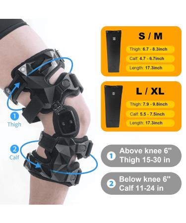 OA Unloader Knee Brace with Sleeves & Anti-Strap | Best for Osteoarthritis & Rheumatoid Arthritis | Bone on Bone Offloader & Cartilage Repair - Buy Online on GoSupps.com