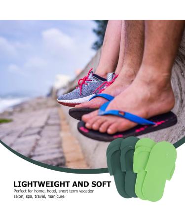 Holibanna Foam Flip Flops - Disposable Beauty Salon Slippers for Spa Pedicure & Nail Salon - 20 Pairs for Home & Hotel Use - Buy Online on GoSupps.com