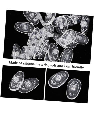Healeeved 300 Pairs Transparent Glasses Nose Pads - Cushion for Comfort & Protection | Clear Replacement Nasal Pads 2x3stk 1.4x0.8cm 3PCs - International Shipping Available - Buy Online on GoSupps.com