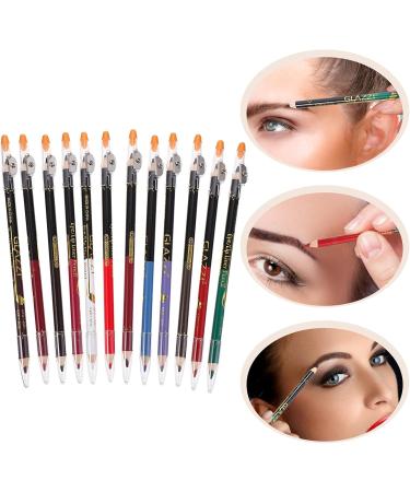 WOONEKY 24 Pcs Lip Liner Eyeliner Eyebrow Pen Waterproof Lip Liner Make up Pen Lip Pencil Wooden - Buy Online on GoSupps.com