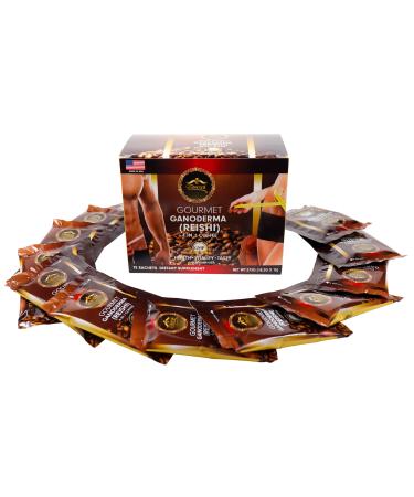 CAF GANODERMA (REISHI) 4 in 1 Coffee 0.64 Ounce (Pack of 15)