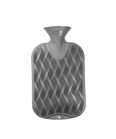 Fashy 6437 21 2007 Hot water bottle check half-lamella 2 liters anthracite