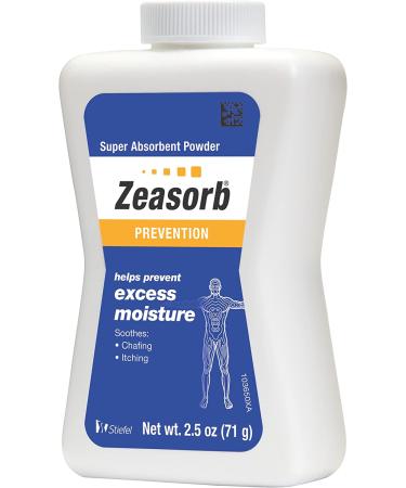 Zeasorb Prevention Super Absorbent Powder 2.5oz Bottle - Foot Care Solution - Buy Online on GoSupps.com