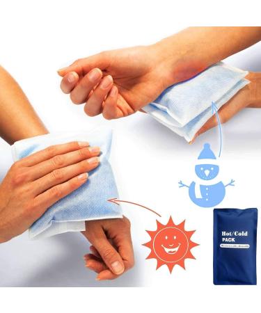 Gel Cooling Pads Set | Large Gel Compress for Heat & Cold Therapy | Shoulder & Knee Pain Relief - Buy Online on GoSupps.com