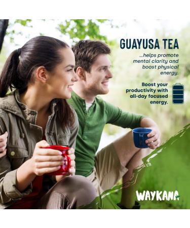 Waykana Green Guayusa Loose Leaf Tea 16oz | Organic & Energizing Herbal Tea - Buy Online on GoSupps.com