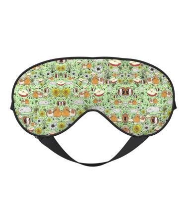 Guinea Pigs Soft Sleep Eye Mask Female Breathable Eye Patch Perfect for Travel and Relaxation