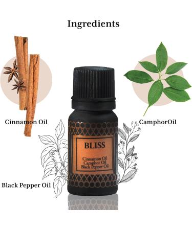 Erb Bliss Essential Oil 7 mL - Premium Floral Oil for Candle Making Massage & Home Diffuser | Cinnamon Camphor & Black Pepper - Buy Online on GoSupps.com
